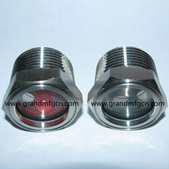 1/2" 3/4“ NPT Stainless Steel 304 Bulls Eye Oil level sight glass