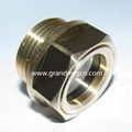 HYDRAULIC OIL TANK BRASS OIL SIGHT GLASS