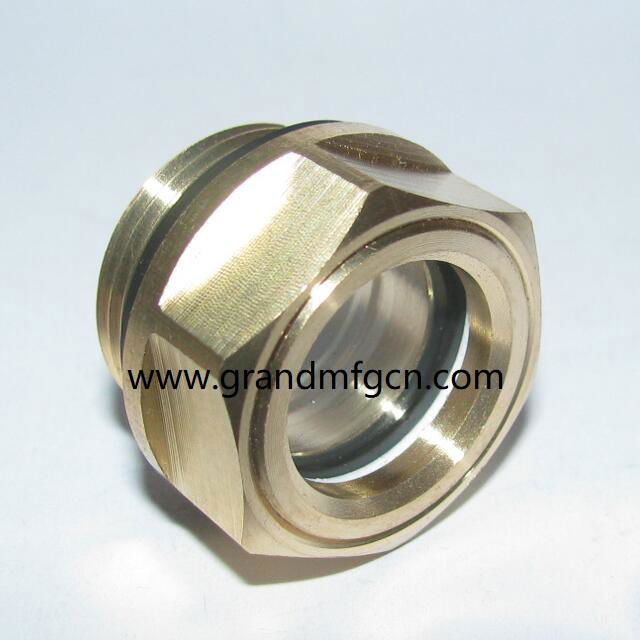 SPEED REDUCER BRASS OIL SIGHT GLASS