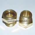 POWER HEAD REDUCERS BRASS OIL SIGHT GLASS