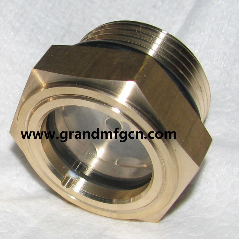 3/4" REDUCER BRASS OIL SIGHT GLASS