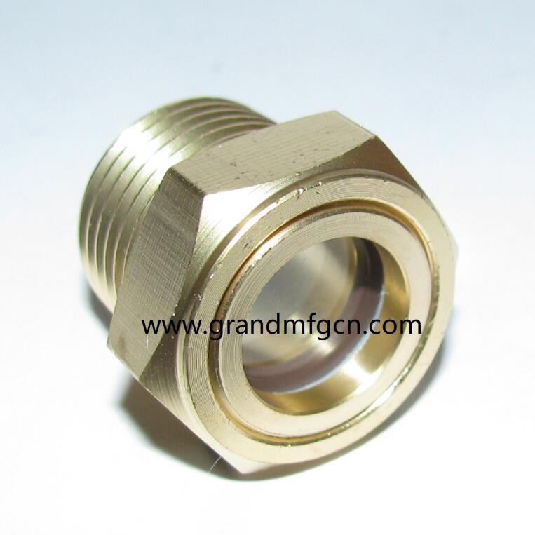 3/8 MNPT BRASS OIL SIGHT GLASS