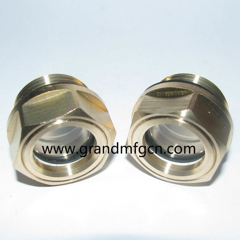 SPEED REDUCER BRASS OIL SIGHT GLASS