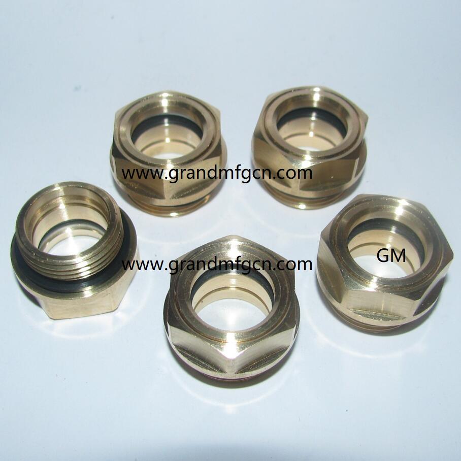 BRASS OIL SIGHT GLASS