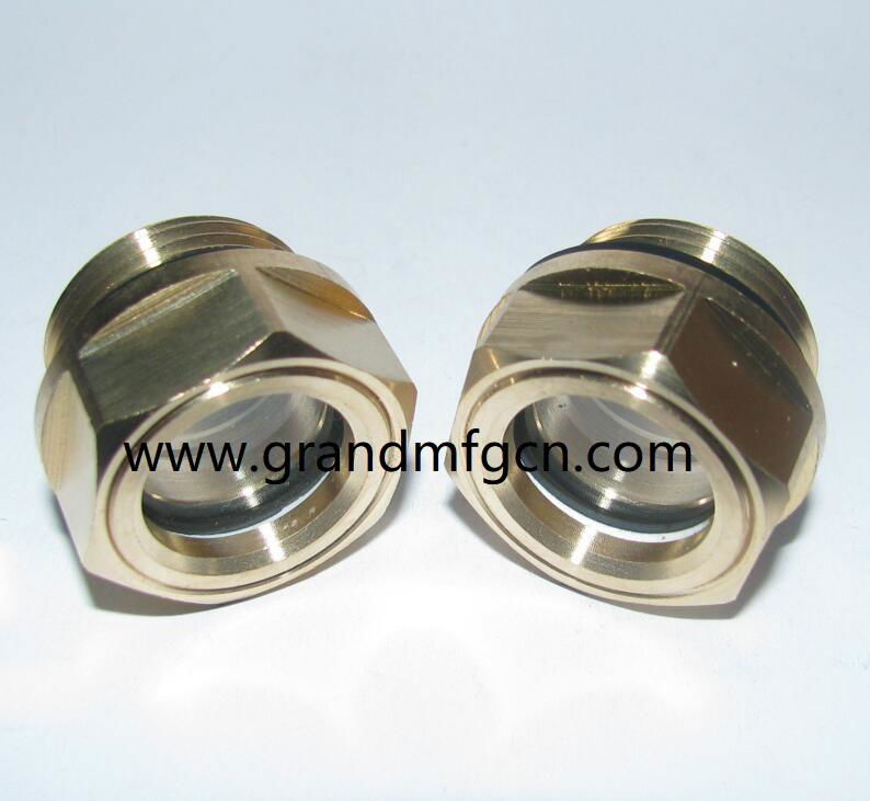 SPEED REDUCER BRASS OIL SIGHT GLASS