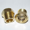 BRASS OIL SIGHT GLASS