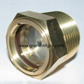 BRASS OIL SIGHT GLASS