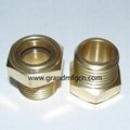 G1 英寸工业齿轮单元铜油液视镜 15