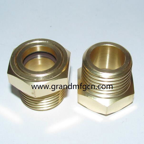 BRASS OIL SIGHT GLASS NPT 1/2 INCH