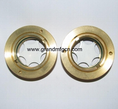 Aerzen Screw compressor Brass Circular Oil level sight glass G1-1/2