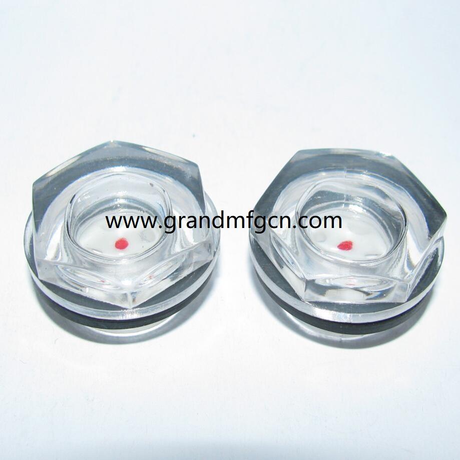 PPMA PLASTIC OIL SIGHT GLASS