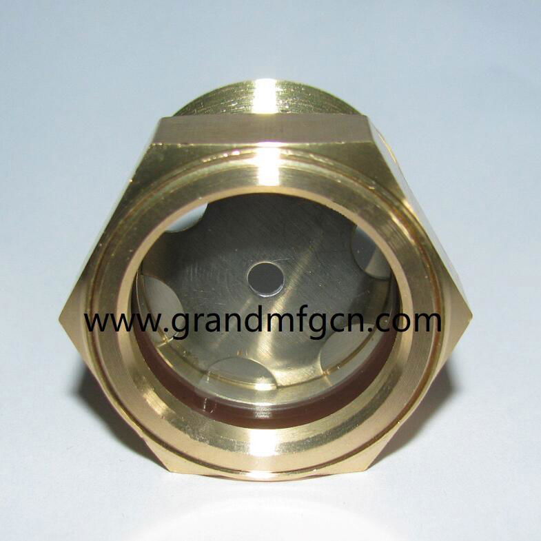 Self-Priming Centrifugal 2" NPT brass Viewports Bulls Eye Oil level sight glass  5