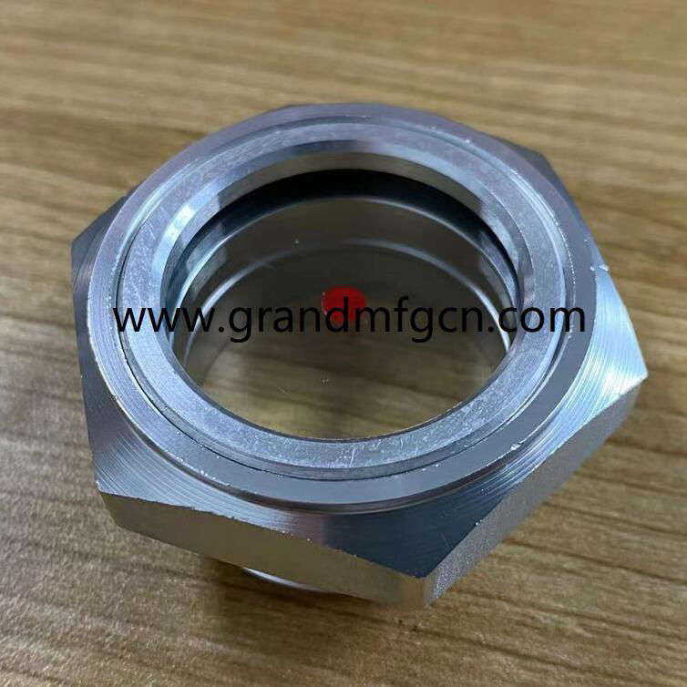 ALUMINUM LIQUID FLOW SIGHT GLASS