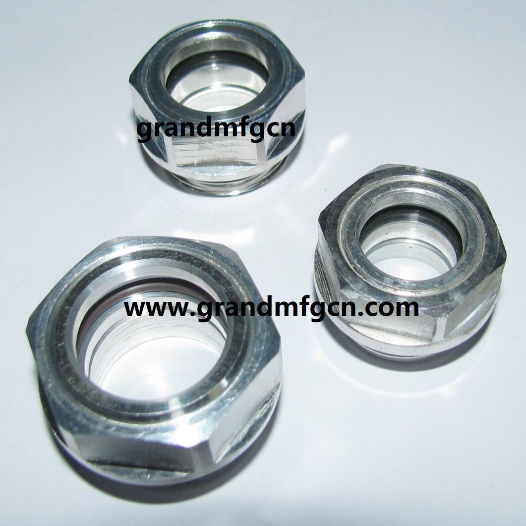 ALUMINUM OIL SIGHT GLASS