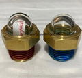 Domed Safety Sight Glass Assembly - Threaded  NPT1/2"