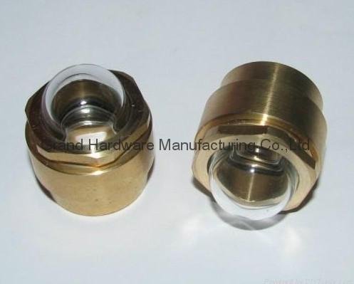 Domed Safety Sight Glass Assembly - Threaded  NPT1/2" 2