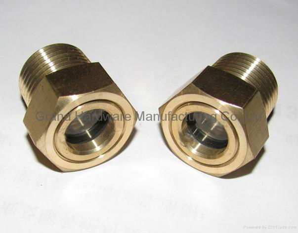 Domed Safety Sight Glass Assembly - Threaded  NPT1/2" 4