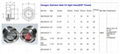 hydraulic tank and Coolant Surge check level sight glass threaded