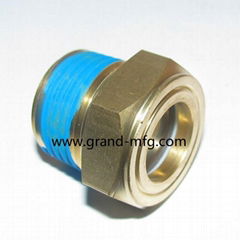 Male thread NPT 3/8" Oil sight window plugs