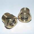 SPEED REDUCER BRASS OIL SIGHT GLASS