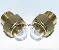 Coolant Reservoir RW0009-10 Domed Brass Safety Sight Glass AssemblyTruck