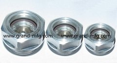 GrandMfg®外销高品质工程车辆铝油液位视镜油镜油标