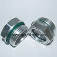 Heavy Duty Hydraulic Oil Cooler GrandMfg® aluminum oil sight glass plug window