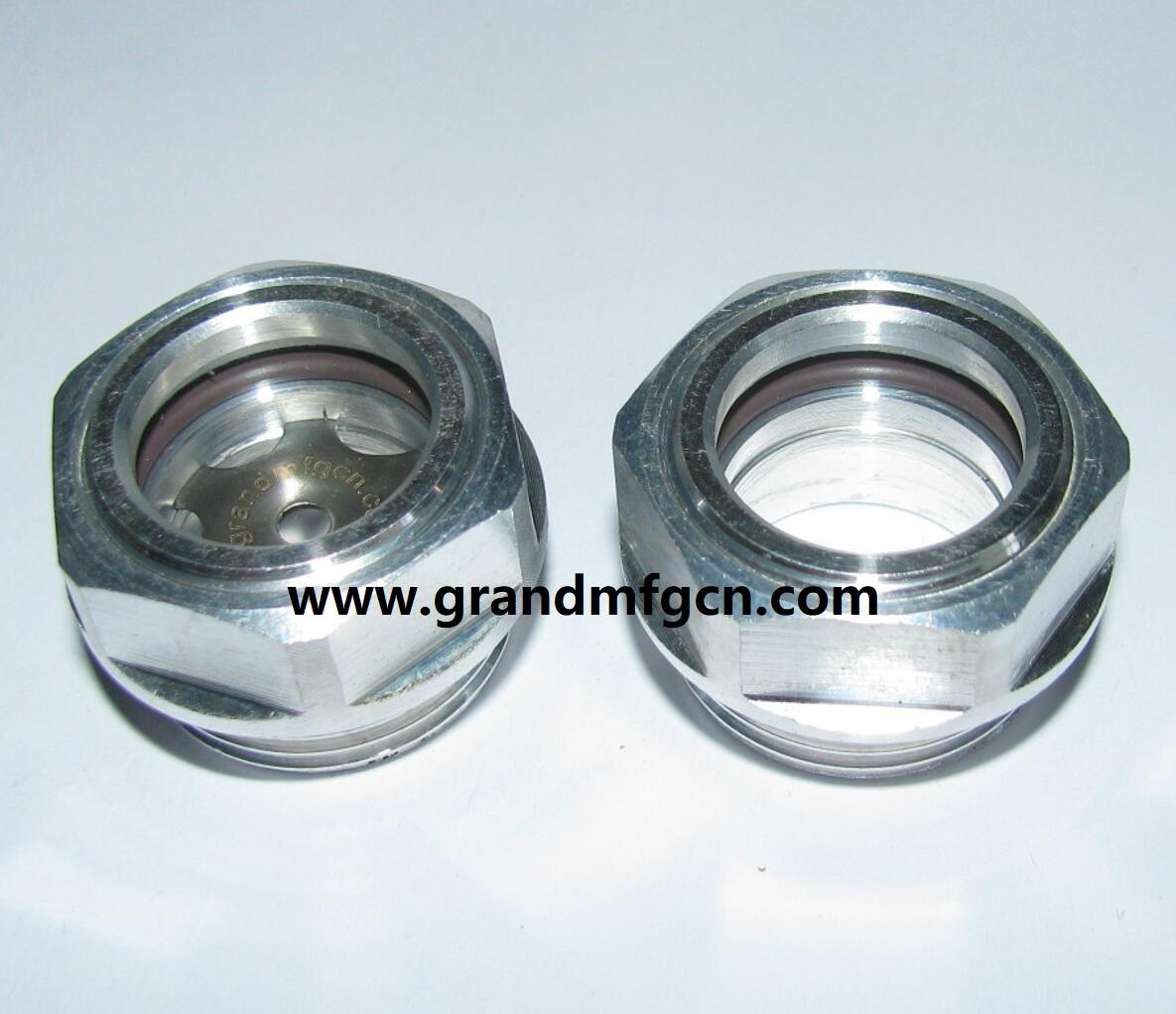 罗茨风机鼓风机压缩机真空泵GrandMfg®铝油液视镜G1英寸 5
