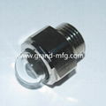 Fire protection system SS316 stainless steel sight glass plug NPT2" 14