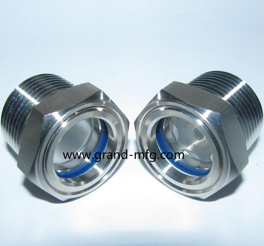 SS304 NPT LIQUID FLOW SIGHT GLASS