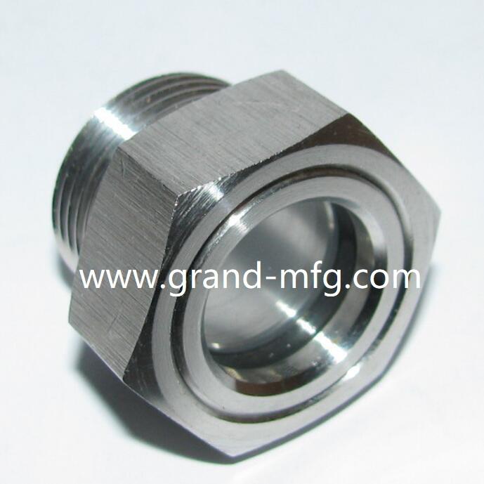 STAINLESS STEEL SS304 NPT OIL SIGHT GLASS