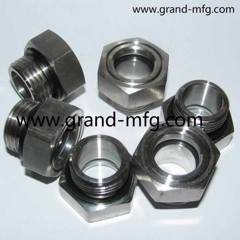 STAINLESS STEEL SS304 NPT OIL SIGHT GLASS