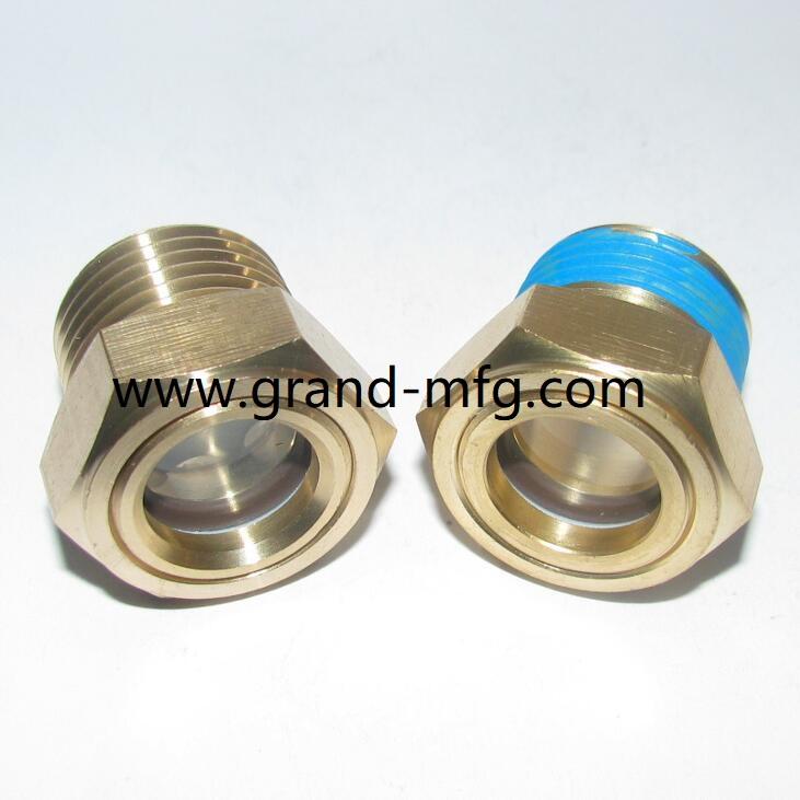 SPEED REDUCER BRASS OIL SIGHT GLASS