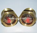 SPEED REDUCER BRASS OIL SIGHT GLASS