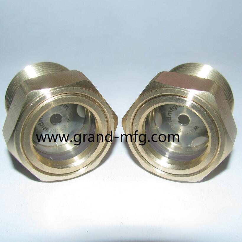 SPEED REDUCER BRASS OIL SIGHT GLASS