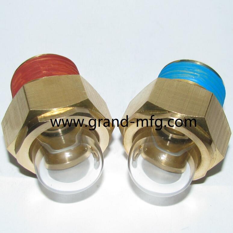 SPEED REDUCER BRASS OIL SIGHT GLASS