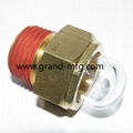 SPEED REDUCER BRASS OIL SIGHT GLASS