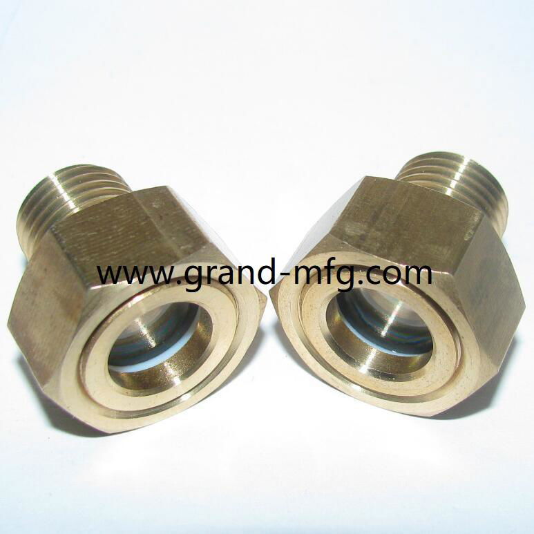 SPEED REDUCER BRASS OIL SIGHT GLASS