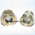 SPEED REDUCER BRASS OIL SIGHT GLASS