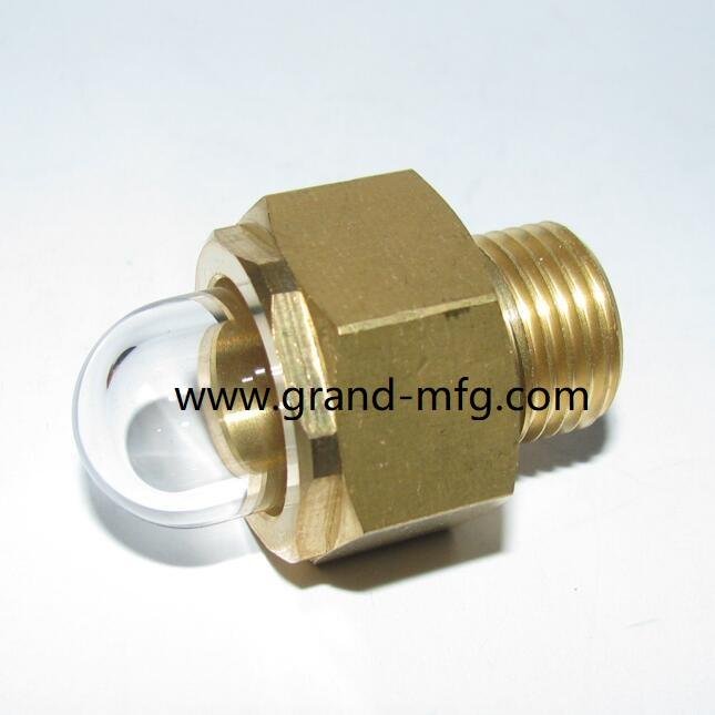 GrandMfg®有球面玻璃的黄铜油镜油窗观察镜可拆装可定做GM-HDM27 4