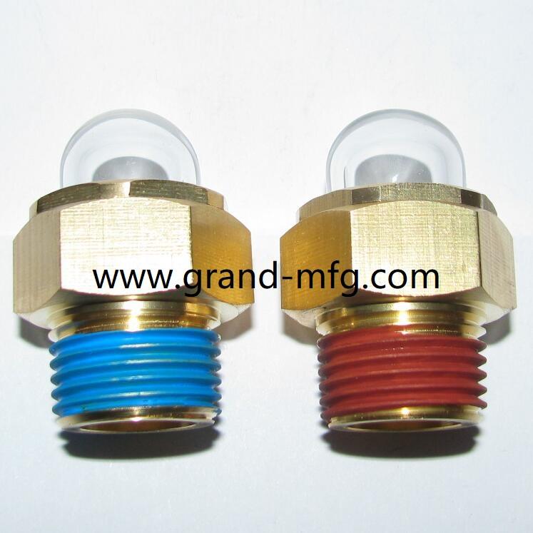  NPT1 ANSI PUMP DOMED OIL SIGHT GLASS OIL LEVEL INDICATOR EYEBALL SIGHT GLASS 2