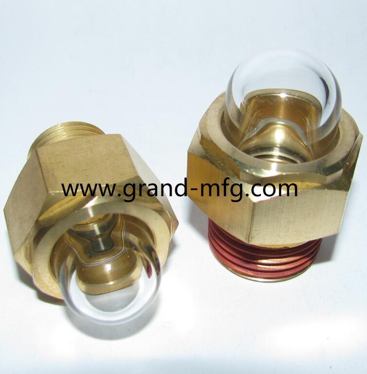  NPT1 ANSI PUMP DOMED OIL SIGHT GLASS OIL LEVEL INDICATOR EYEBALL SIGHT GLASS 5