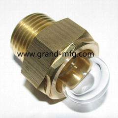 GM-HDN10  GM-HDG1 Domed shape oil sight glass plug BSP 1 inch and NPT 1 inch