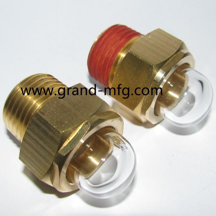 BRASS OIL SIGHT GLASS 1/2 inch