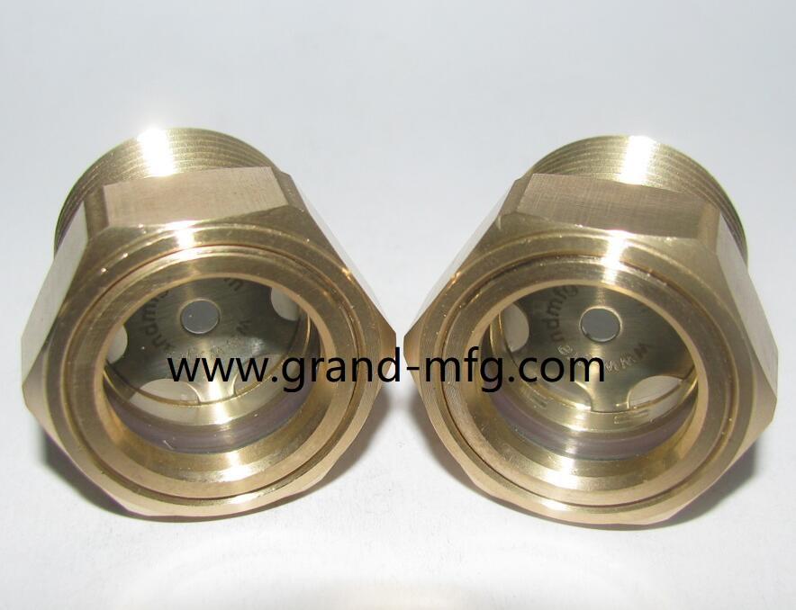 BRASS OIL SIGHT GLASS