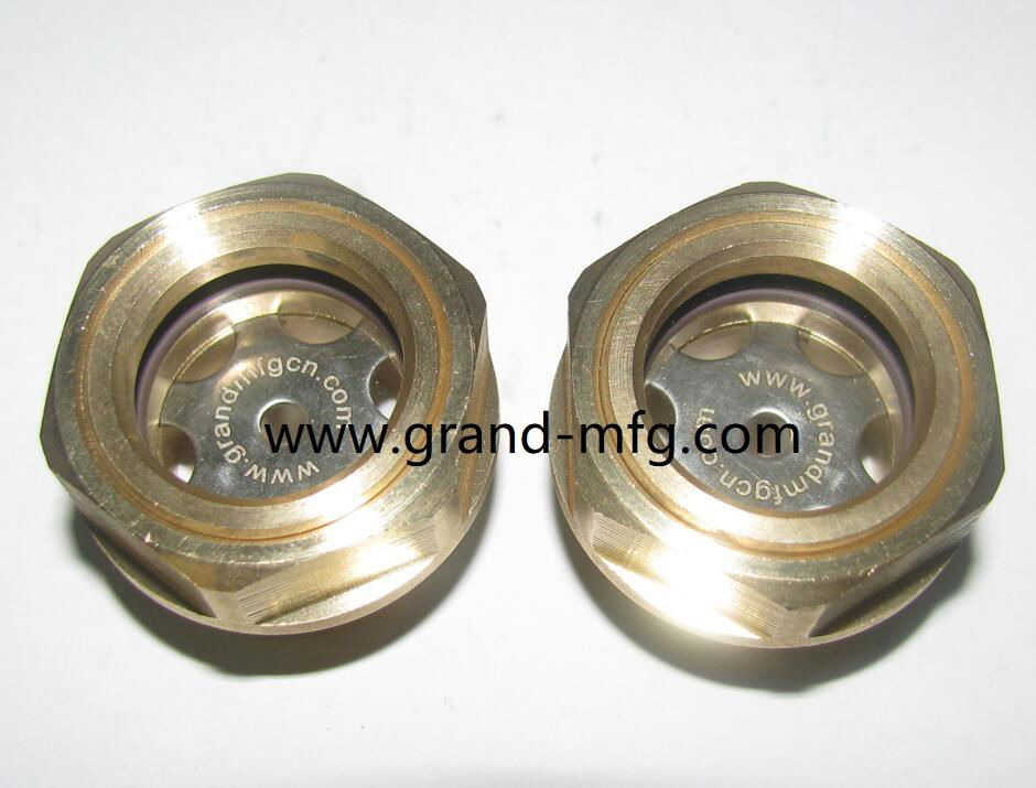 BRASS OIL SIGHT GLASS