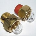 螺杆壓縮機GrandMfg®銅視鏡油鏡油標油窗油位鏡 8