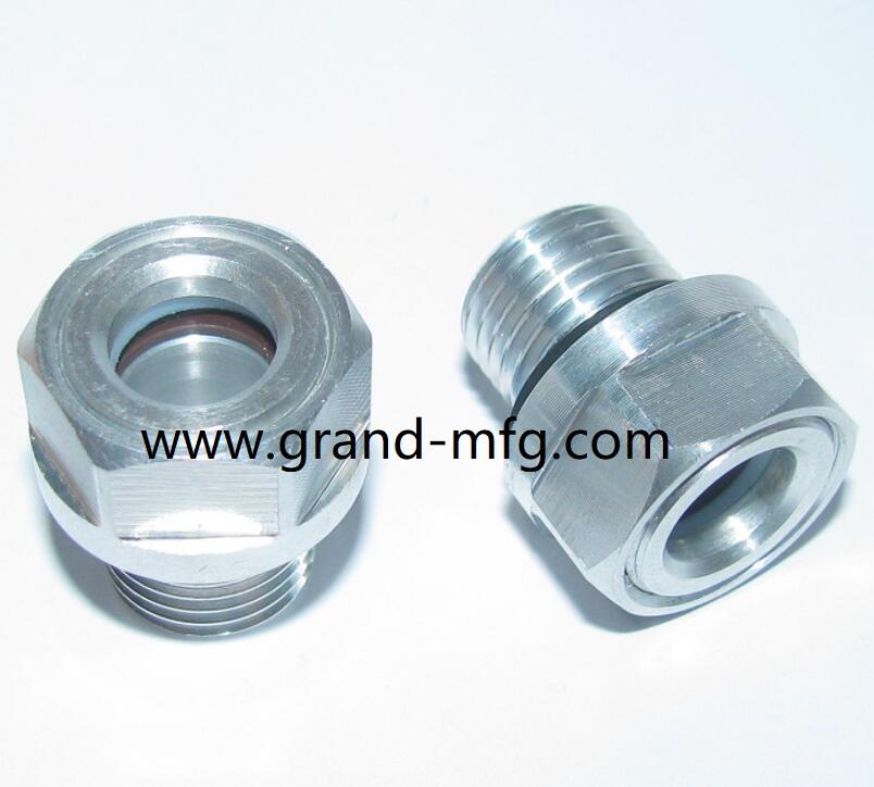 ALUMINUM OIL SIGHT GLASS