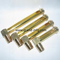 Brass tubuar Vented Oil level Gages