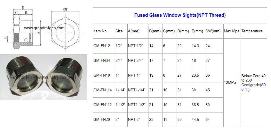 Coolant Overflow Metal Tank And Reservoir NPT1/2" sight site glass 4